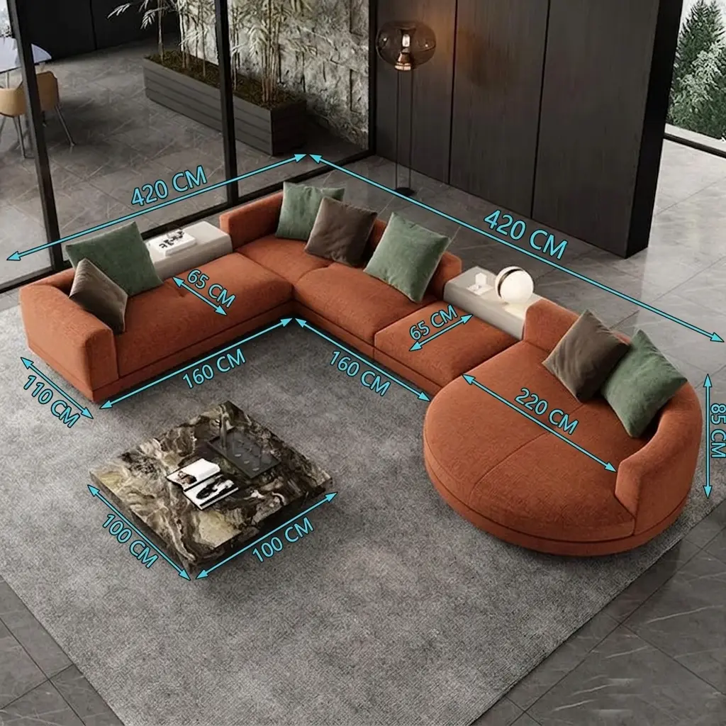 Azure Imperial Modular Sectional