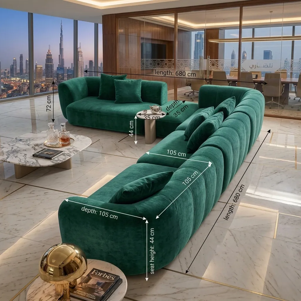 Boucle Modular Sectional Dubai
