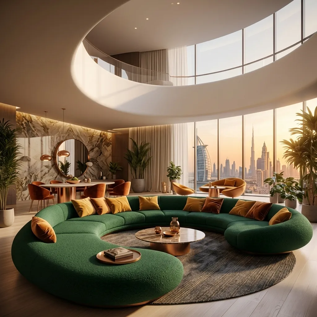 Circular Sofa Seating Dubai