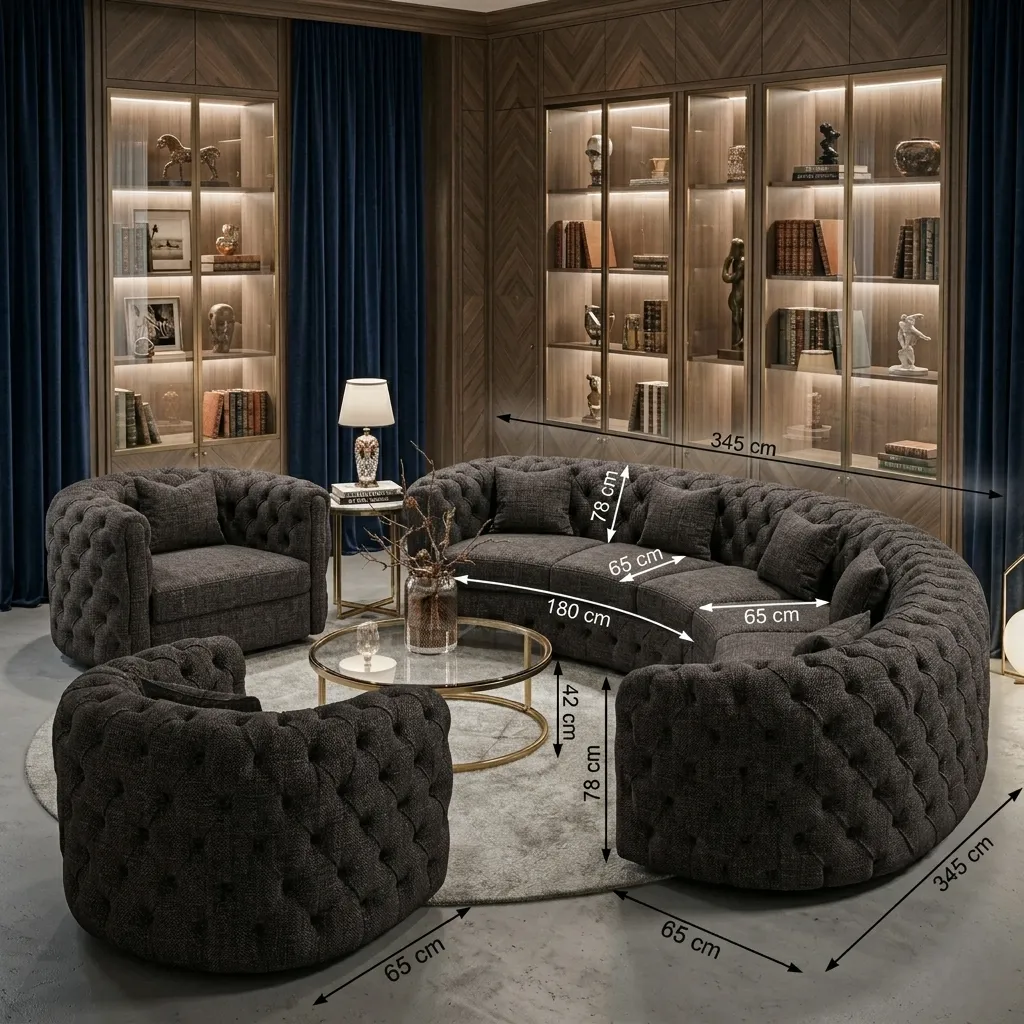 Modern Chesterfield Sofa Dubai