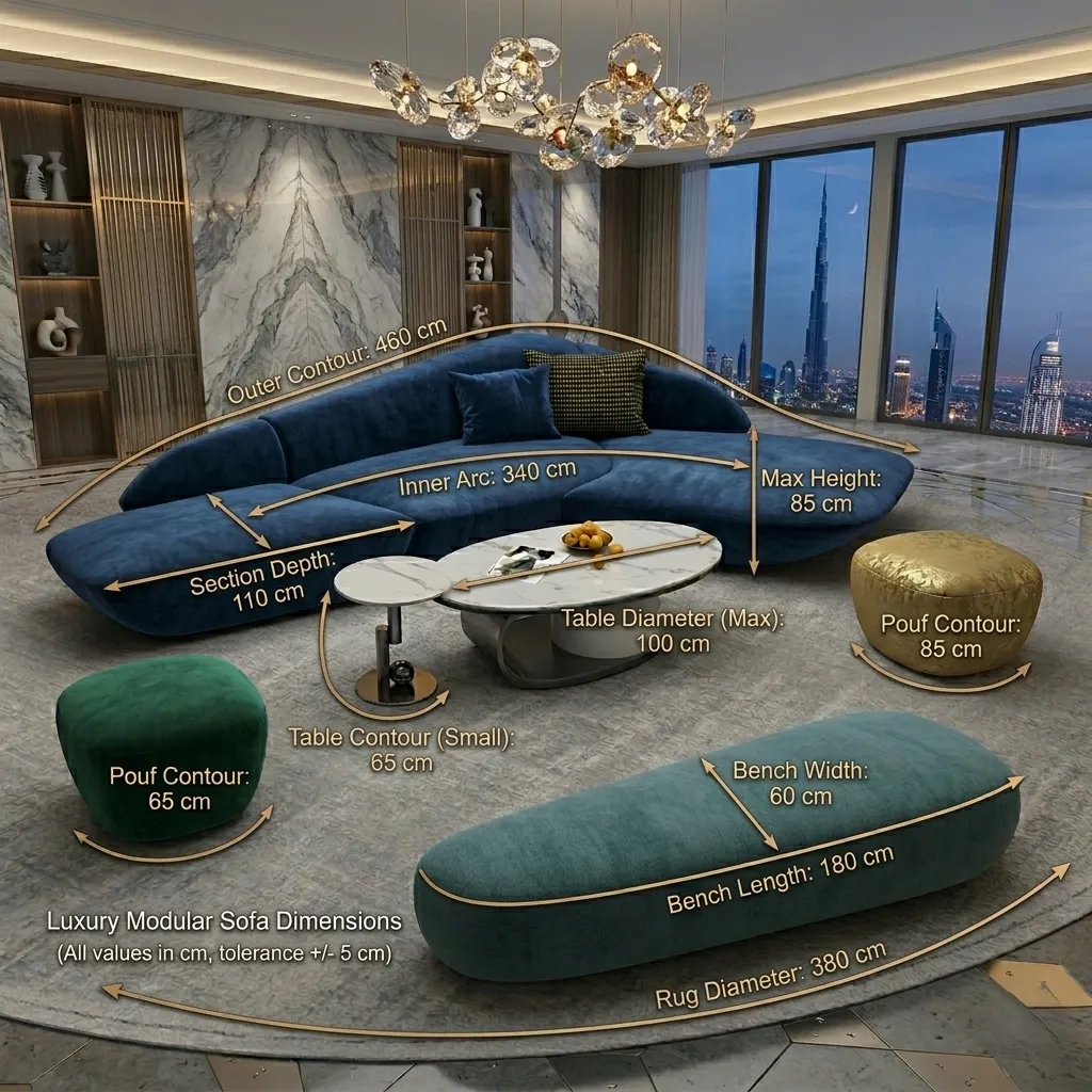 Modular Pebble Sofa Dubai