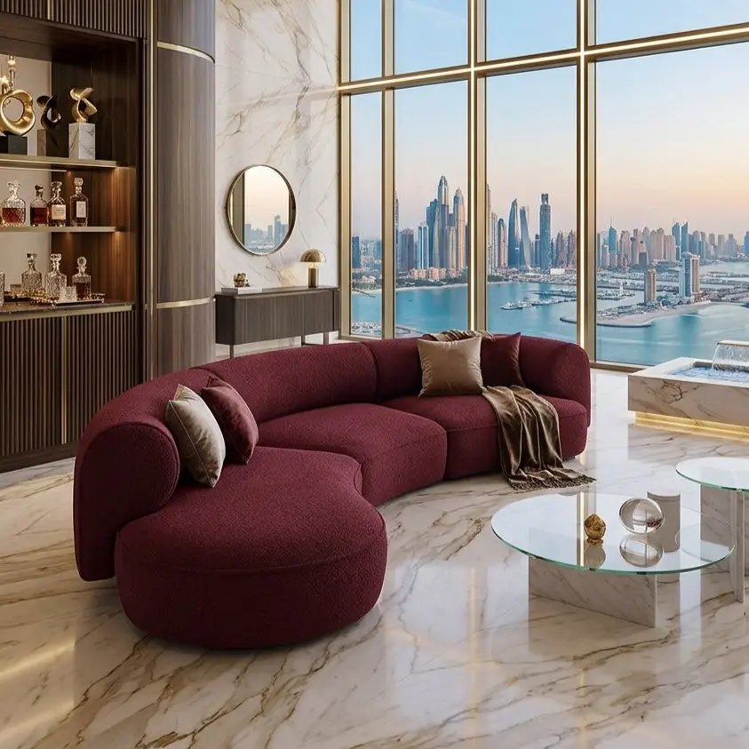 Organic Curved Sofa Dubai