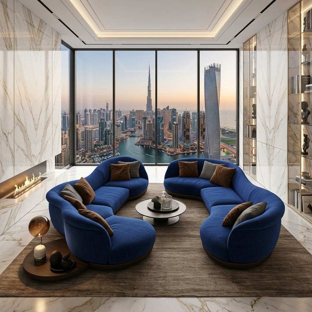 Serpentine Curve Modular Sectional - Image 4